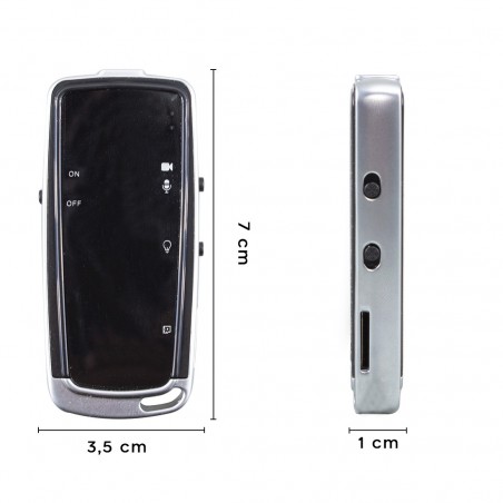 Mini grabadora de voz de video digital HD portátil Micrófono de bolsillo