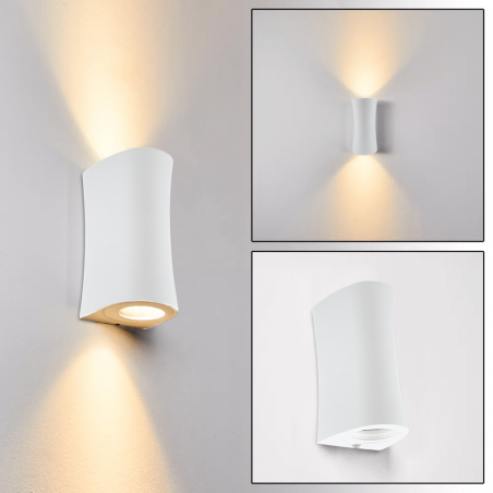 Aplique de yeso GU10 Montaje en pared Doble emisión de luz