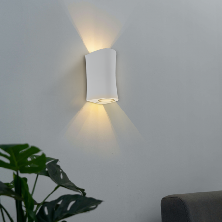 Aplique de yeso GU10 Montaje en pared Doble emisión de luz