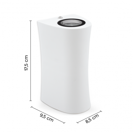 Aplique de yeso GU10 Montaje en pared Doble emisión de luz