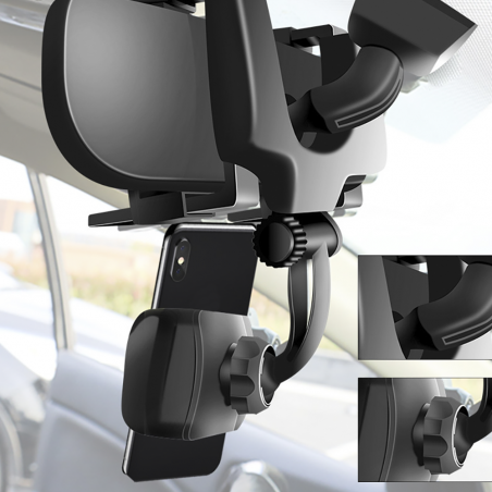 Soporte universal para teléfono espejo retrovisor soporte para teléfono celular