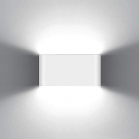 Lámpara de pared de yeso G9 Montaje en pared Doble emisión de luz