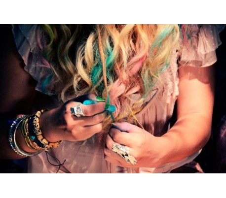 Pack de 24 tizas para pintarse el pelo varios...