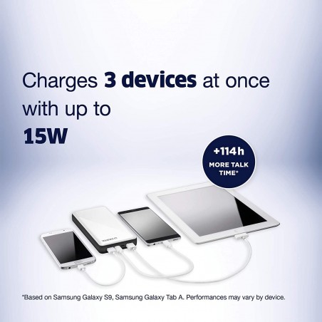 Cargador portátil Varta Power Bank 20000 mmAh 2 entradas de carga rápida