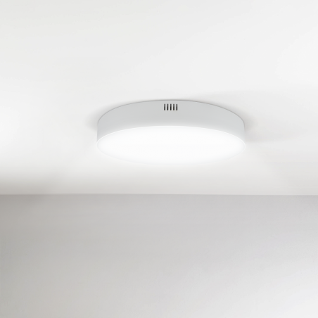 Plafón LED orbital 32W luz blanca 6000K Lámpara de pared delgada redonda