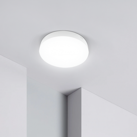 Plafón LED orbital 32W luz blanca 6000K Lámpara de pared delgada redonda