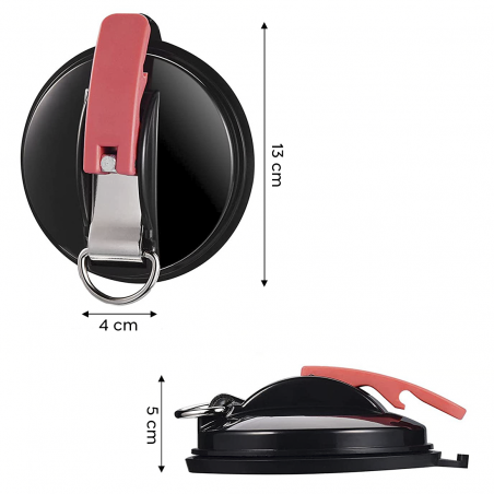 Ancla ventosa para maletero Kit 2pcs Gancho Multifunción Max 22kg