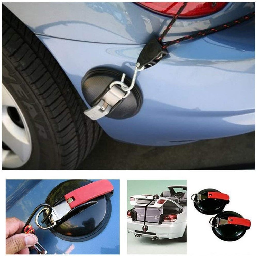Ancla ventosa para maletero Kit 2pcs Gancho...