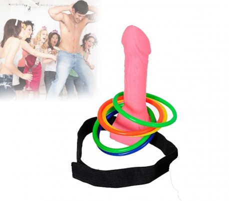 Juego de despedida de soltera (Lanzamiento de anillas en diana en forma de pene) 748974