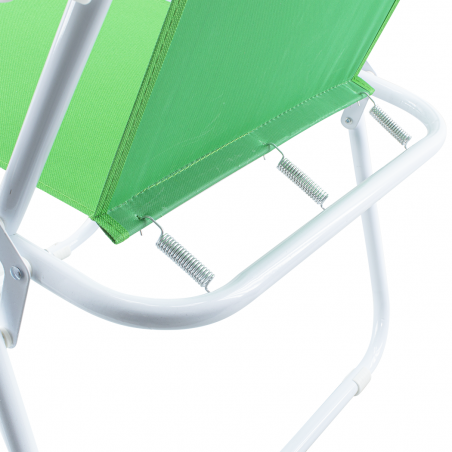 Silla para jardín en acero plegable Sea Beach Relax para camping