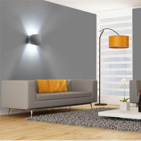 Lámpara de pared de yeso GS-5017 G9 Montaje en pared Doble emisión de luz