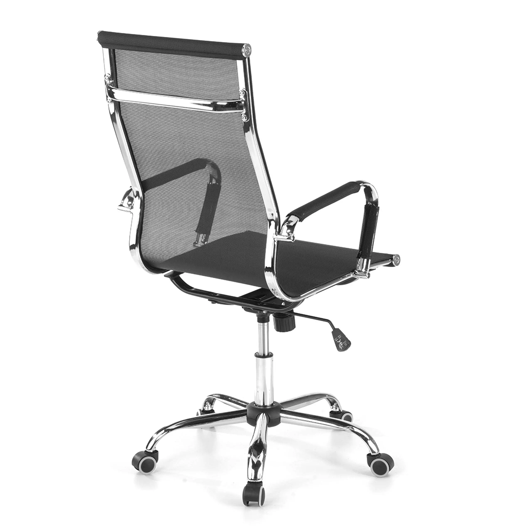Silla presidencial RENZO de oficina de malla con respaldo alto y reposabrazos - Imagen 15 de 24