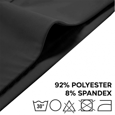 Pantalón corto de ciclismo para mujer NEGRO Leggings moldeadores Short Stretch