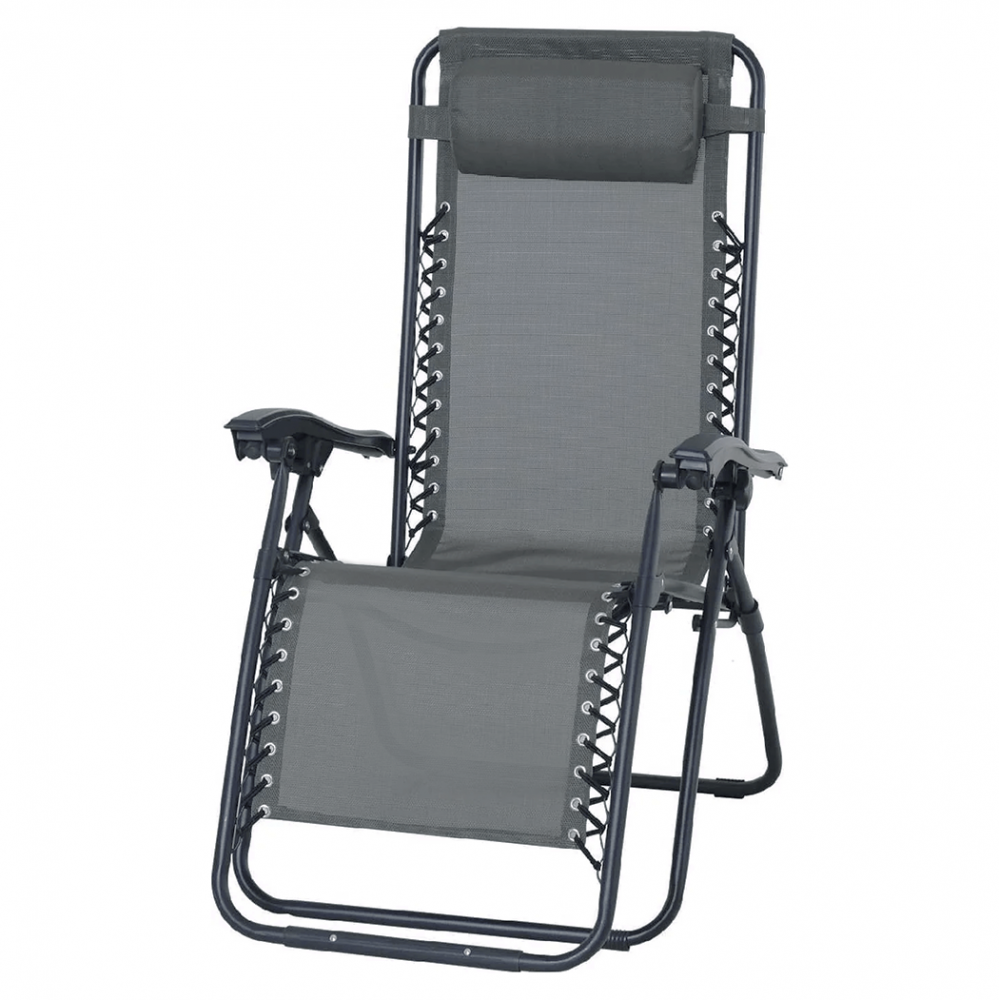 485323 Silla tumbona GRIGIO EVERTOP GRAVITà ZERO reclinable