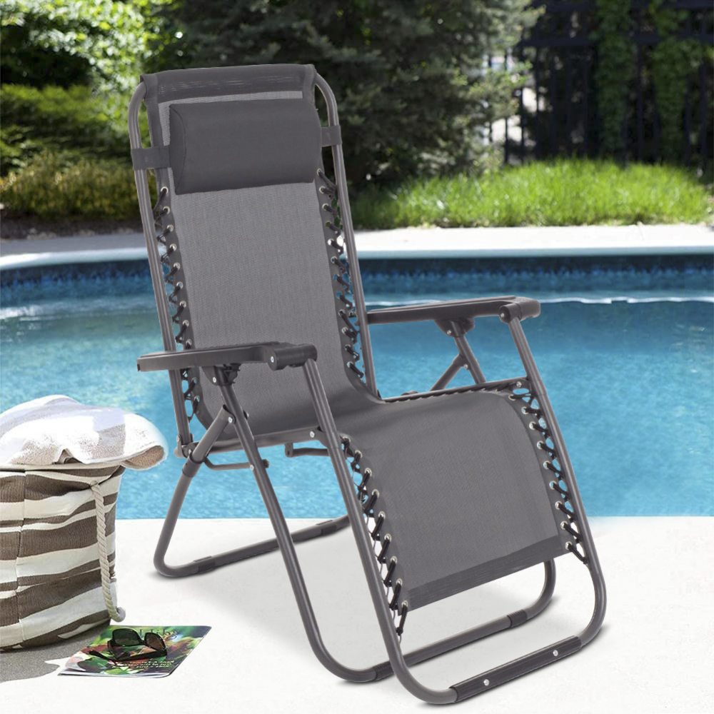 485323 Silla tumbona GRIGIO EVERTOP GRAVITà...