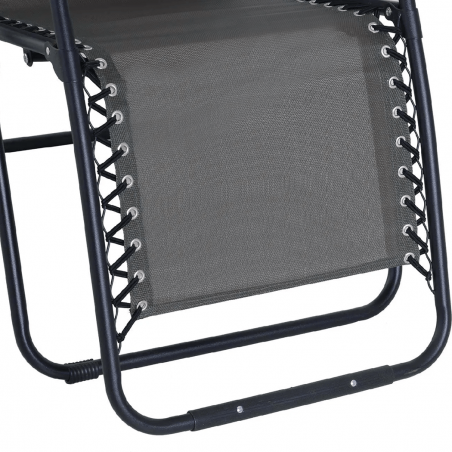 485323 Silla tumbona GRIGIO EVERTOP GRAVITà ZERO reclinable