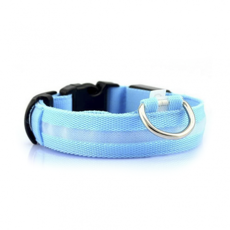 Collar ajustable LED para perros y gatos diferentes colores y tamaños