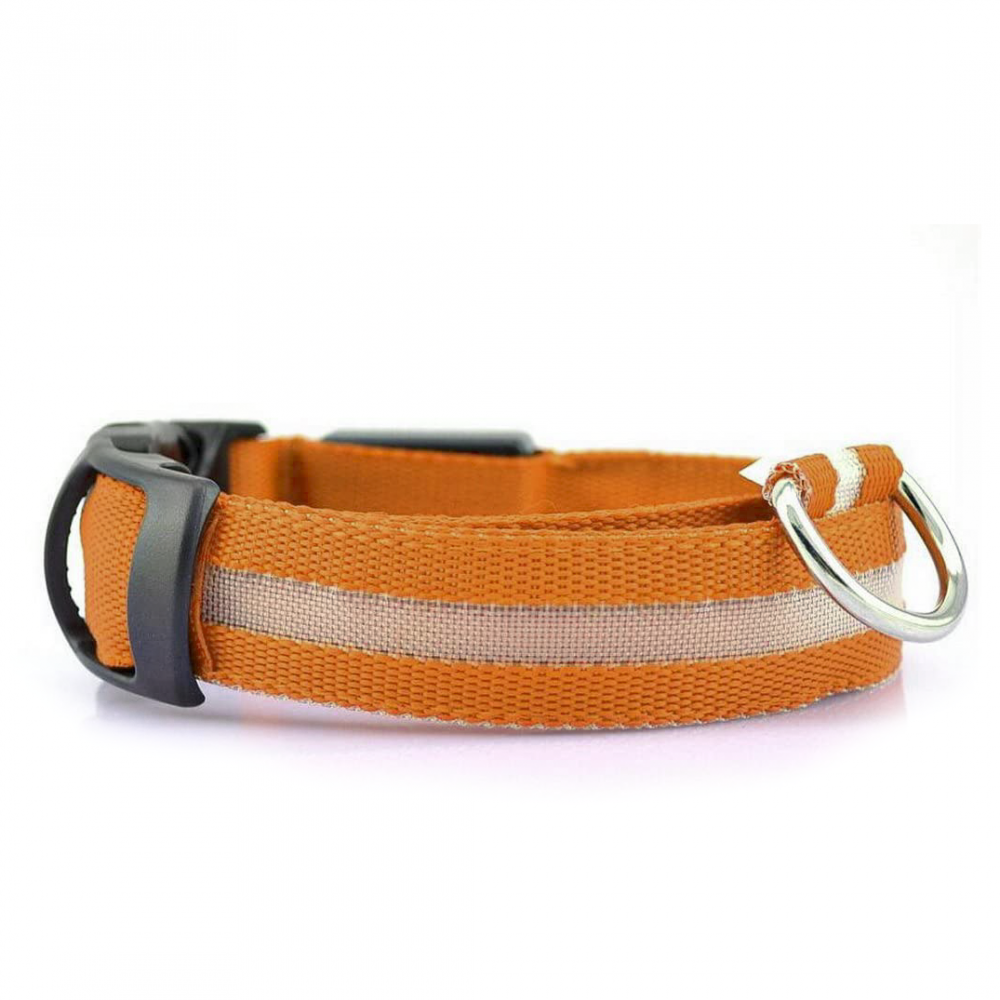 Collar ajustable LED para perros y gatos diferentes colores y tamaños