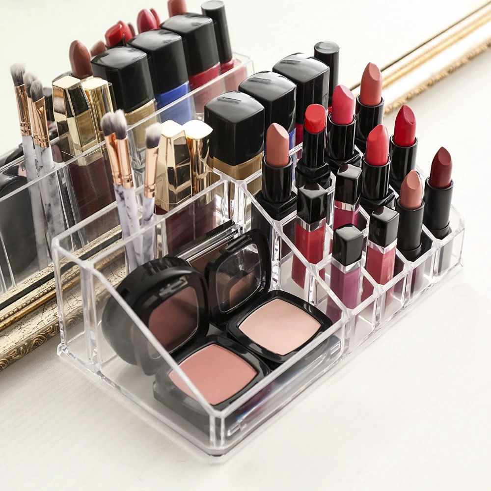 Organizador maquillaje transparente 20 espacios...