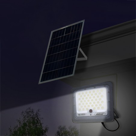 Faro LED de 450W con cámara de vigilancia de carga solar Q-SX77 APLICACIÓN Wi-Fi