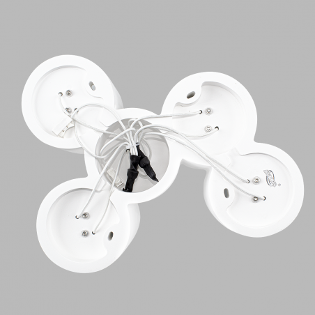 Aplique de pared de yeso GS-5027 Luces para el techo 5 cilindros GU10 pintable