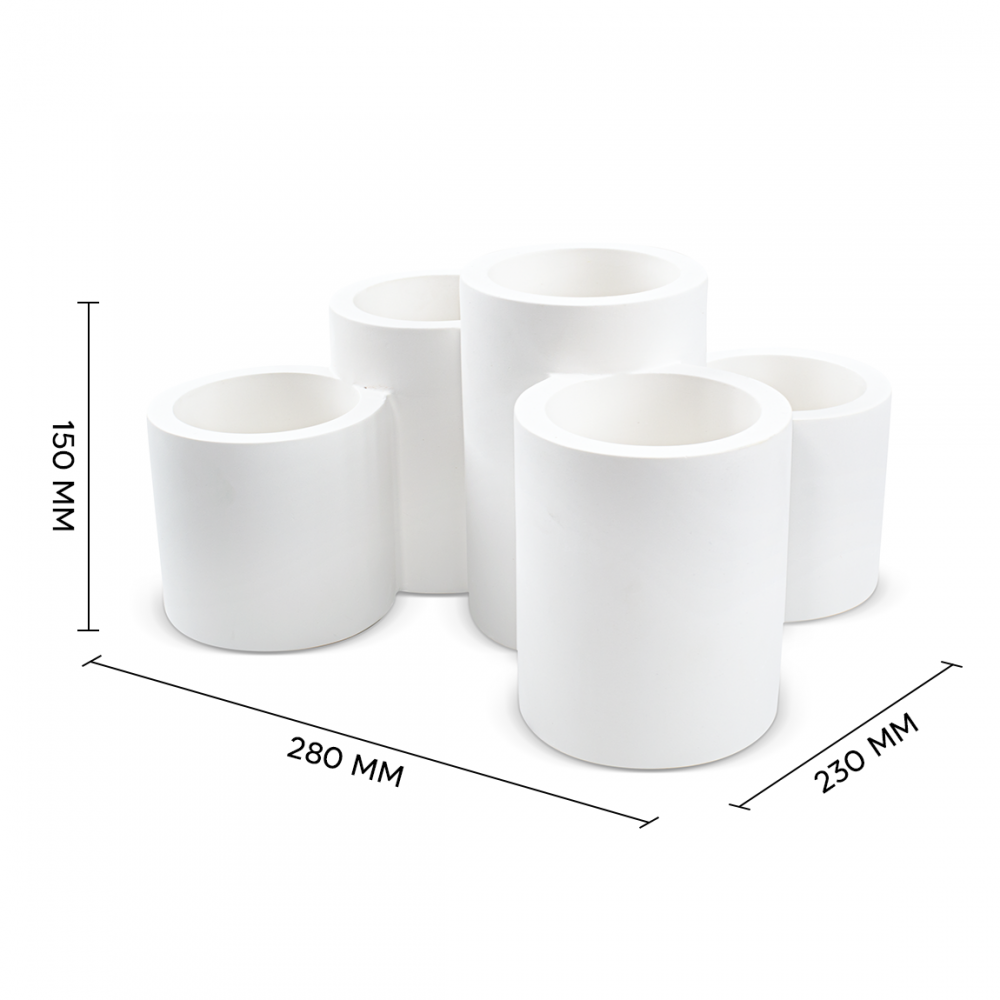 Aplique de pared de yeso GS-5027 Luces para el...