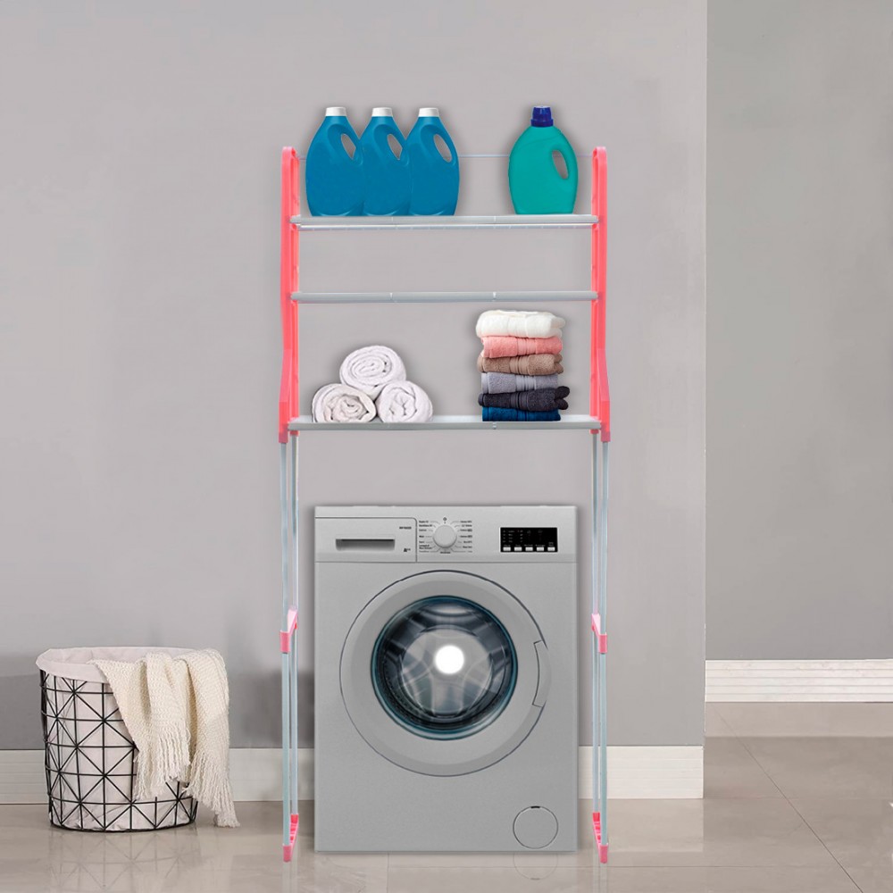 Estante para lavadora organizador de baño...