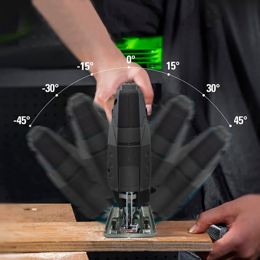 Sierra a batería de litio recargable luz LED y...