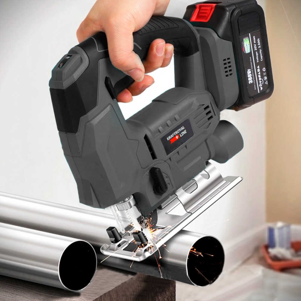 Sierra a batería de litio recargable luz LED y...