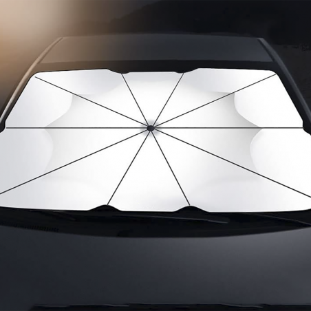 Paraguas plegable para coche cubierta universal para parabrisas 140x76cm