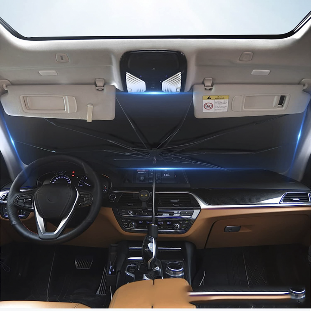 Paraguas plegable para coche cubierta universal...