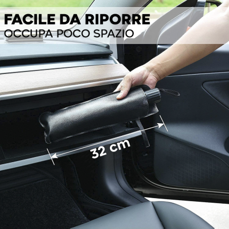 Paraguas plegable para coche cubierta universal para parabrisas 140x76cm