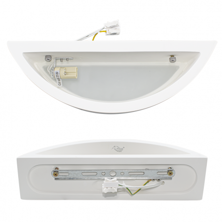 Aplique de yeso GS-5035 Montaje en pared G9 Doble emisión de luz