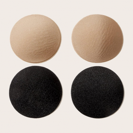 Cubre pezones autoadhesivos para mujer en tela reutilizable Talla única