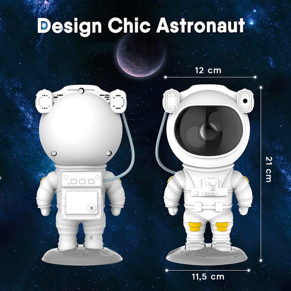 Proyector LED astronauta estrellas y galaxias...