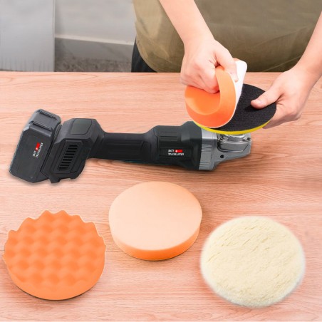 Pulidora angular de batería dual de 48V Amoladora inalámbrica 8500rpm