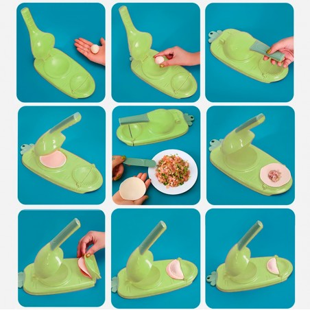 Molde manual para raviolis máquina herramienta de cocina a presión para ñoquis