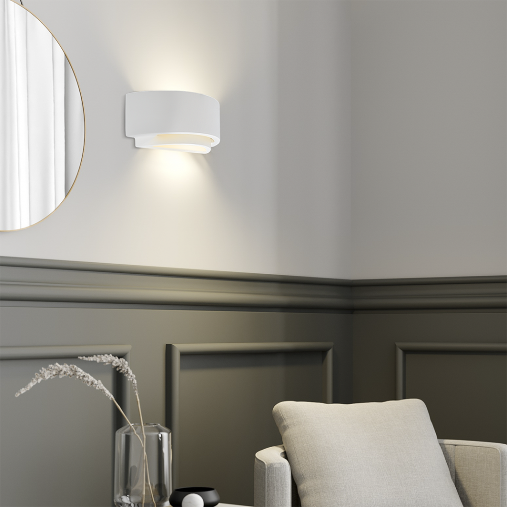 Aplique de yeso GS-5040 Aplique LED de doble...