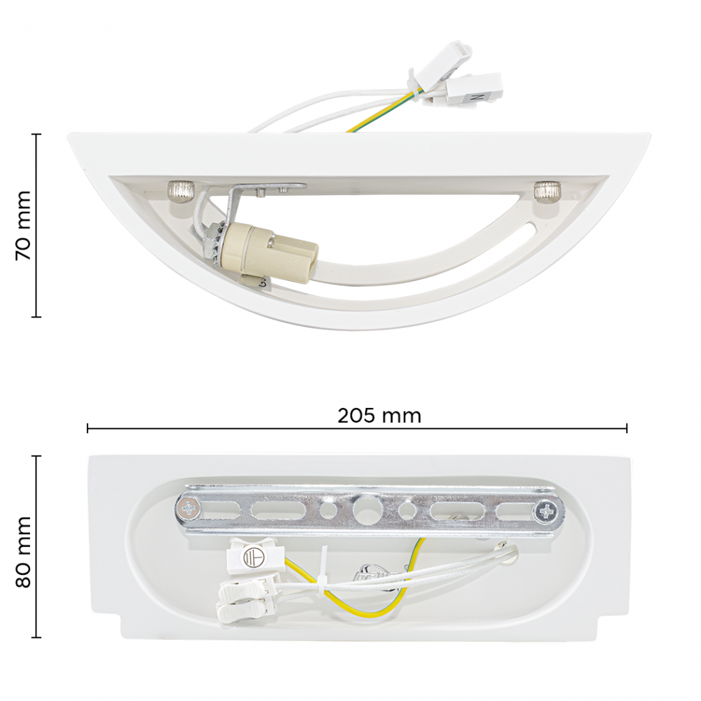 Aplique de yeso GS-5040 Aplique LED de doble...