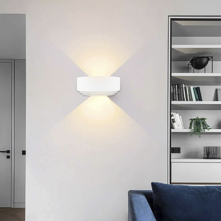 Aplique de yeso GS-5041 Aplique de pared LED de doble emisión G9 Attack