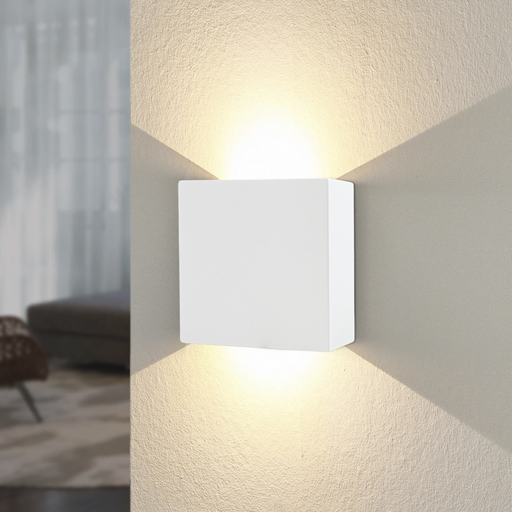 Aplique de yeso GS-5047 Montaje en pared G9...