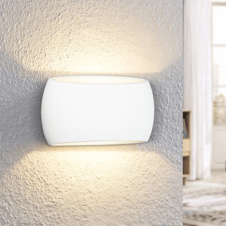 Aplique de yeso GS-5021 Montaje en pared E27 Emisión de luz doble