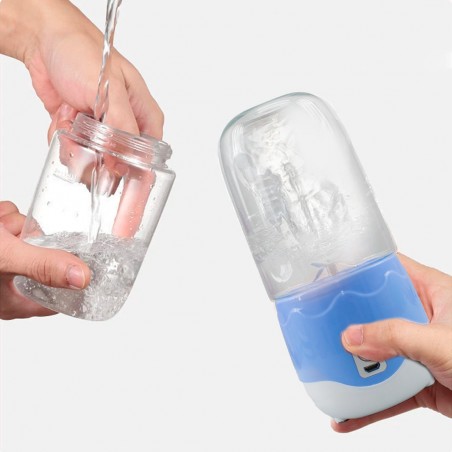 Mini licuadora portátil exprimidor eléctrico extractor recargable 400ml