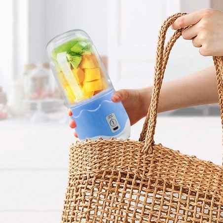 Mini licuadora portátil exprimidor eléctrico extractor recargable 400ml