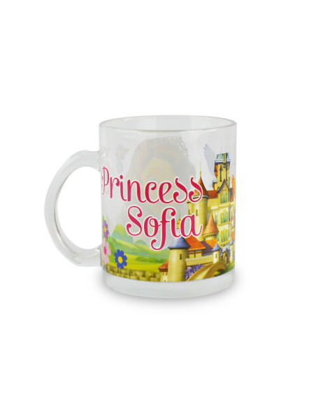 WD8543 Conjunto vajilla de cristal para niñas mod. PRINCESA SOFIA