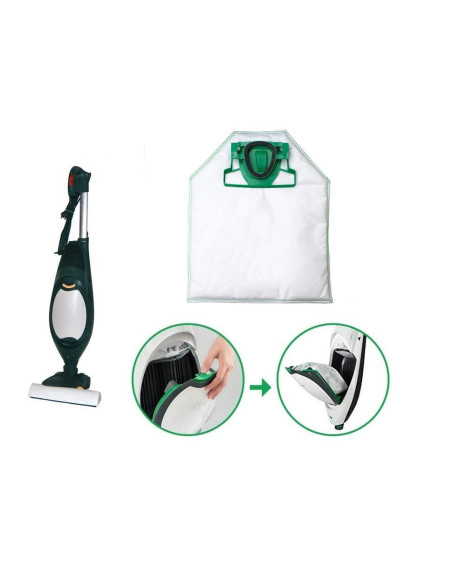 Art.L200 Kit 6 bolsas compatibles Vorwerk Kobold de alta calidad para VK 200-220