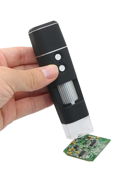 Microscopio video digital Wi-Fi portátil control de apps de smartphone