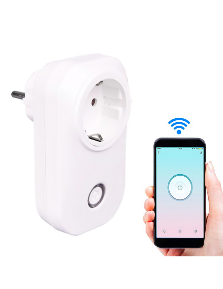 Enchufe inteligente Wi-Fi toma de corriente inalámbrica control remoto y app