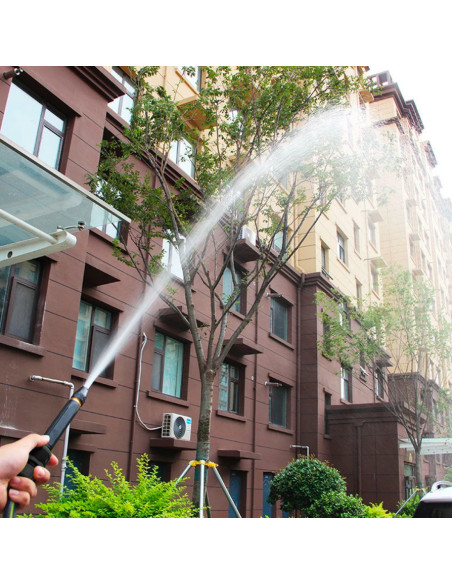 Lanza de manguera lavado de coches Pistola de metal pulverizador de agua