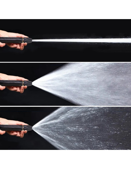 Lanza de manguera lavado de coches Pistola de metal pulverizador de agua